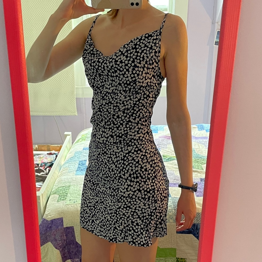 NWT Zaful cowl neck floral dress